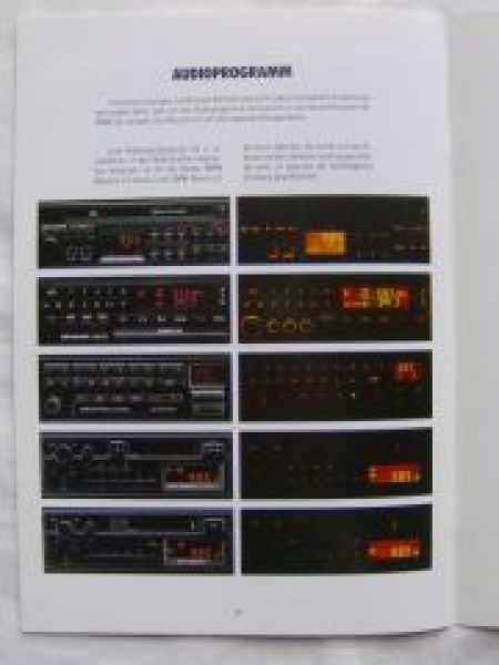 BMW 520i-535i,524td Sonderausstattungen März 1990