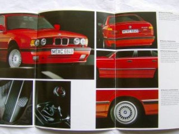 BMW 5er Reihe E34 Sportliches Zubehör M Technic April 1989