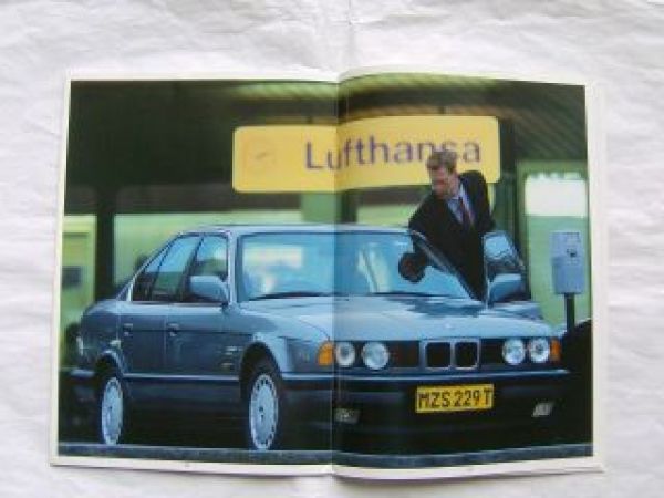 BMW 525i 535i E34 Südafrika Rechtslenker März 1989