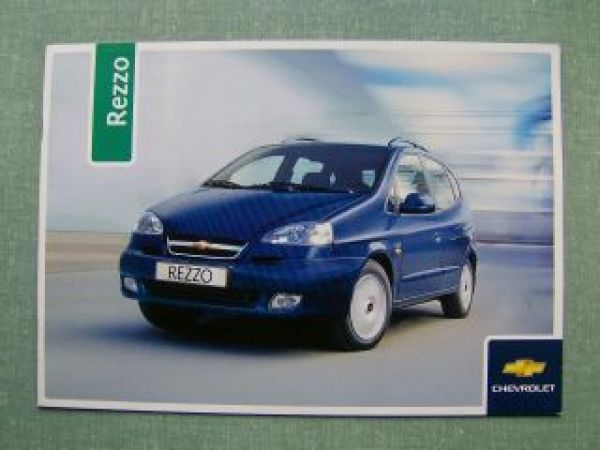 Chevrolet Rezzo Prospekt 1/2005 +Preise
