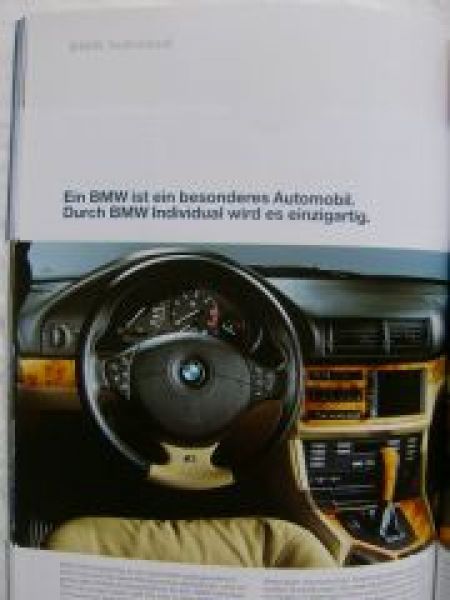 BMW 520i-540i,525tds,530d E39 Limousine September 1999
