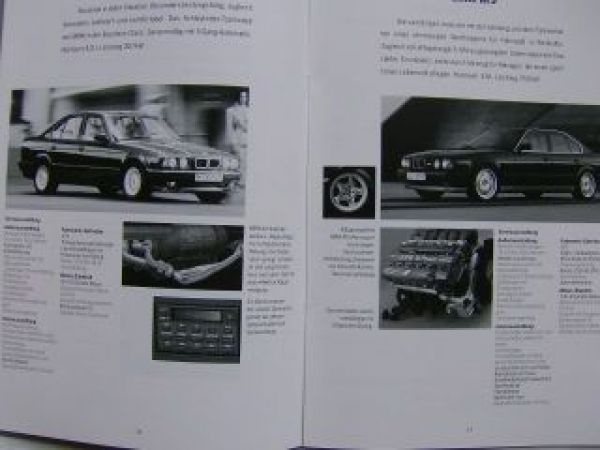 BMW 5er Reihe Modelle 1993 Direktabnehmer Prospekt