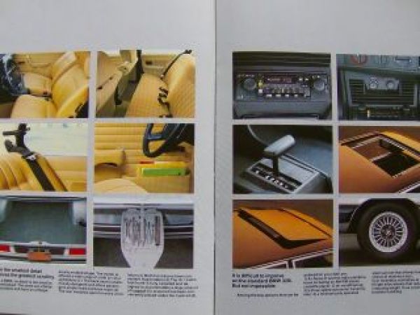 BMW 320i E21 USA Prospekt September 1979