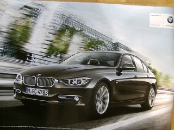 BMW 3er Reihe Limousine F30 Poster NEU