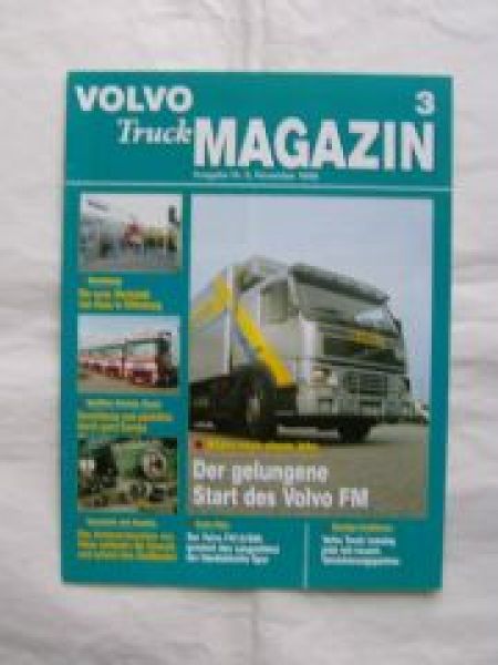 Volvo Truck Magazin Nr.3 11/1999 FM,FH12/380,Hauber NH12