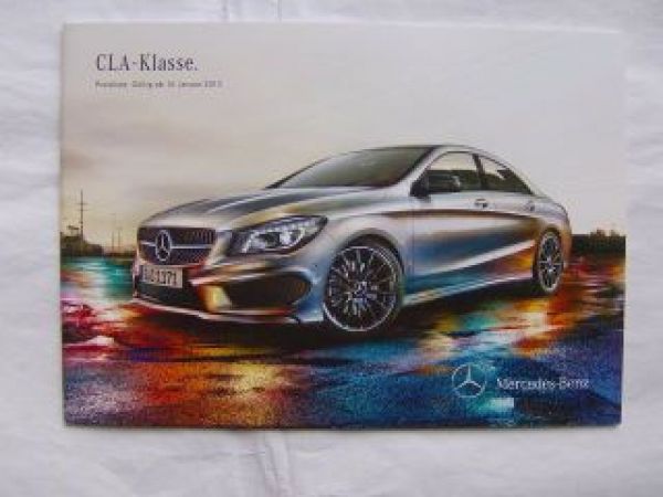 Mercedes Benz CLA-Klasse C117 14.Januar 2013