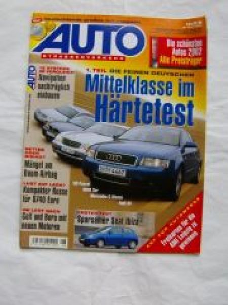 Auto Straßenverkehr 8/2002 VW Passat vs. E46 vs. A4