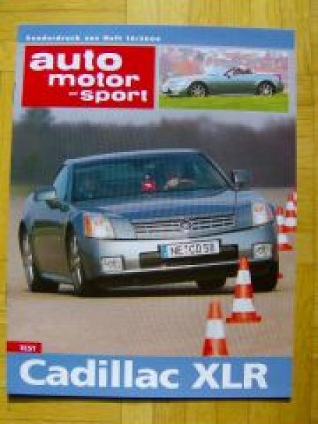 Cadillac XLR Propekt 9/2004 +Sonderdruck AMS 10/2004