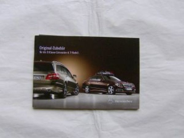 Mercedes Benz E-Klasse BR212 Original Zubehör 10/2009