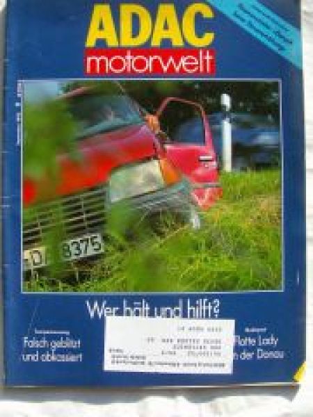 ADAC motorwelt 9/1992 Corolla,Astra Caravan,Monterey