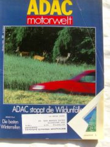 ADAC motorwelt 10/1991 Alfa 33 1.4IE,Peugeot 106,