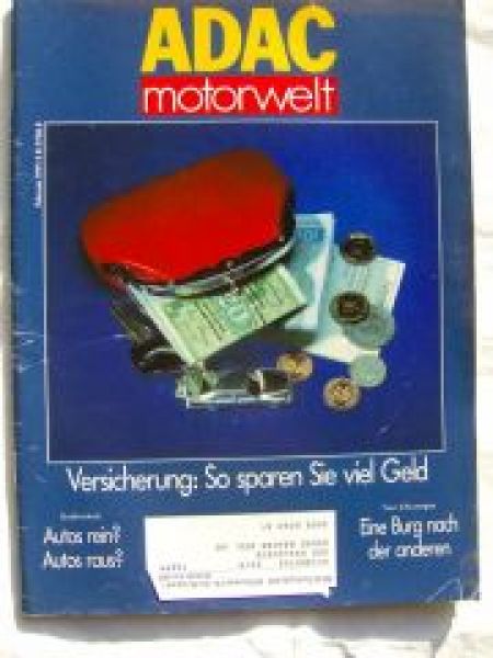 ADAC motorwelt 2/1991 Audi 100 C4,300E W124, Fiat Tempra 2.0i