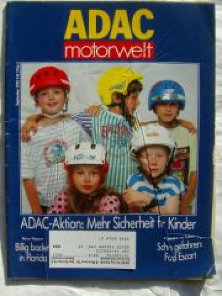 ADAC motorwelt 9/1990 Opel Corsa A,Omega,Polo