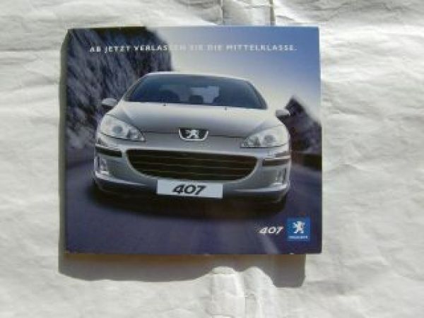 Peugeot 407 CD-Rom 2004 Rarität