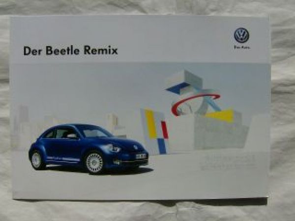 VW Beetle Remix Sonderprospekt Oktober 2012 NEU