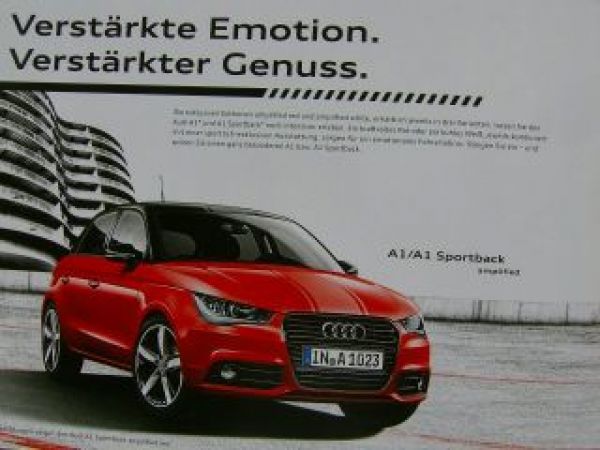 Audi A1 +Sportback amplified Juni 2012 Rarität