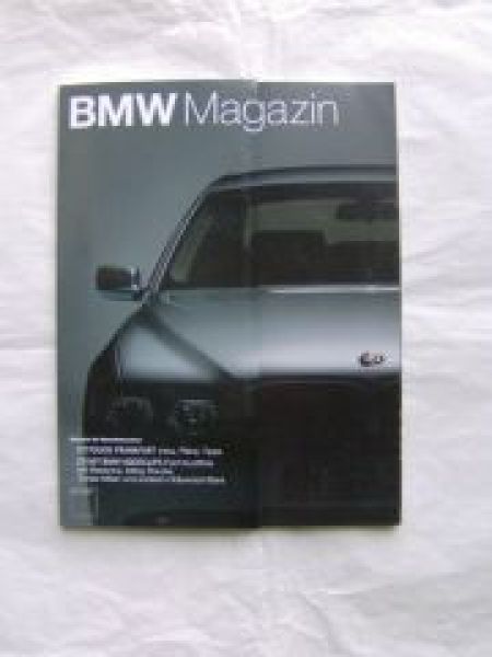 BMW Magazin IAA 2001 Sonderheft 7er E65,Z8 E52,Film CD-Rom