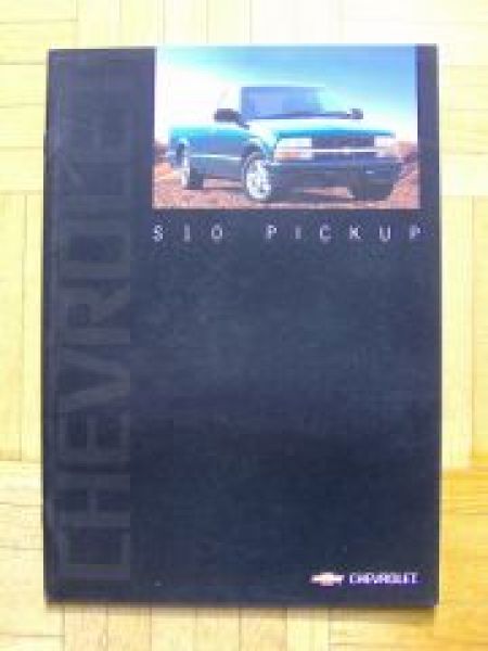 Chevrolet S10 Pick Up Prospekt 2001 +Farben/Polster