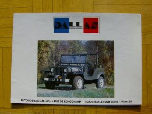 Dallas Version Plage Decapotable Pick-Up Capotee Hard-Top Utilit