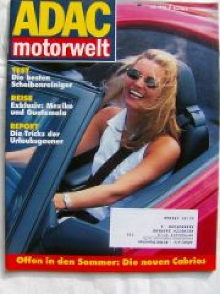 ADAC motorwelt 7/1998 Stratus, MX-5,CLK,911 Cabrio
