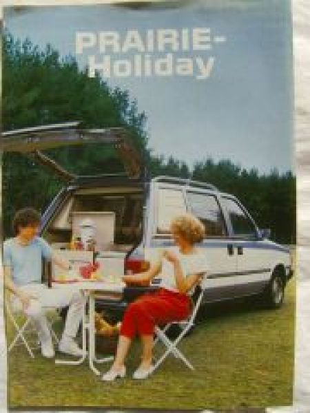 Nissan Prairie Holiday Sonermodell Mai 1984 Rarität