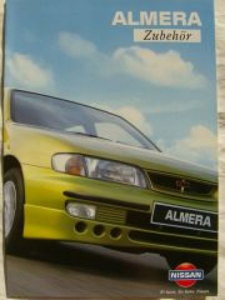 Nissan Almera 3-türig 4-türig 5-türig Zubehör Prospekt
