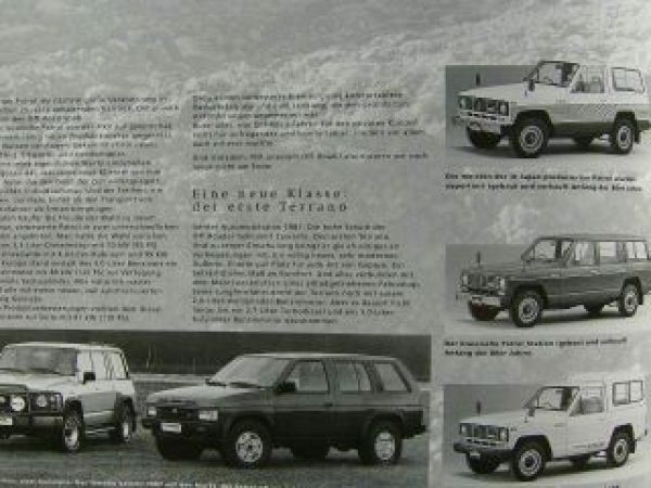 Nissan 4x4 Geschichte(n) DAT Terano II Patrol GR