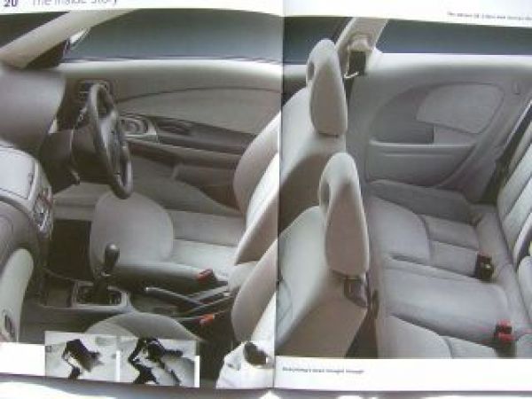 Nissan New Almera UK Prospekt Brochure Februar 2000