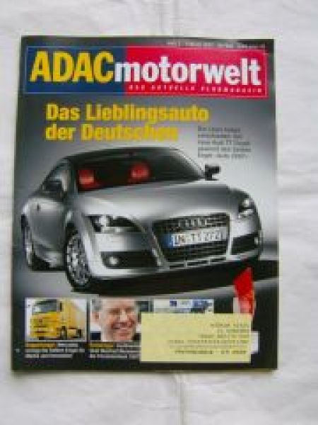 ADAC motorwelt 2/2007 Audi TT Coupè,Pajero,Lada 1118 Kalina