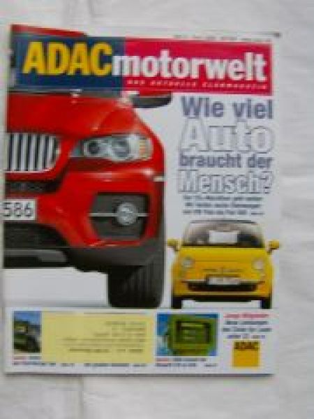 ADAC motorwelt 4/2008 Fiat 500,VW Polo 6R,T5 Caravelle Crashtest
