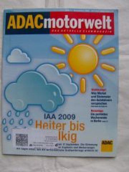 ADAC motorwelt 9/2009 Bernd Schneider Renntaxi,