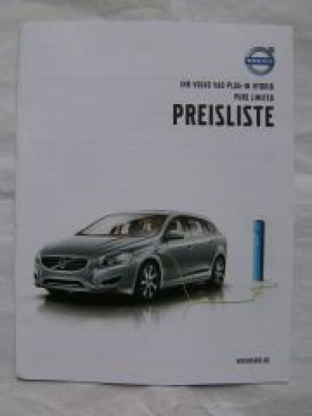 Volvo V60 Plug-In Hybrdi Pure Limited 17.April 2012