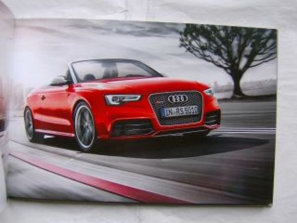 Audi RS5 Cabriolet Buch November 2012 NEU