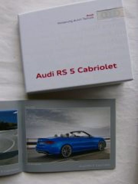Audi RS 5 Cabriolet TypAU485 Pressebox Dezember 2012