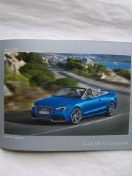 Audi RS 5 Cabriolet TypAU485 Pressebox Dezember 2012