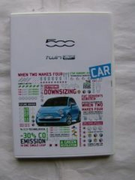 Fiat 500 twin air Pressemappe März 2011