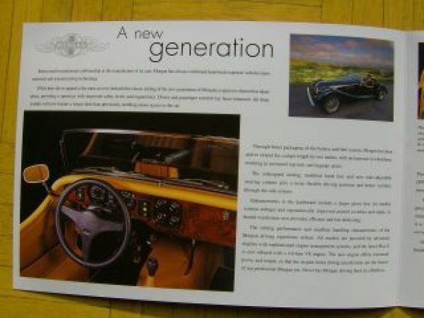 Morgan Plus8 Prospekt Englisch Hochglanz Rarität NEU