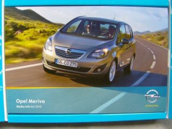 Opel Meriva Pressemappe April 2010 Rarität