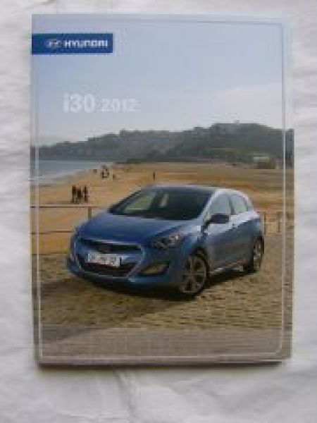 Hyundai i30 Pressemappe 2012 Rarität