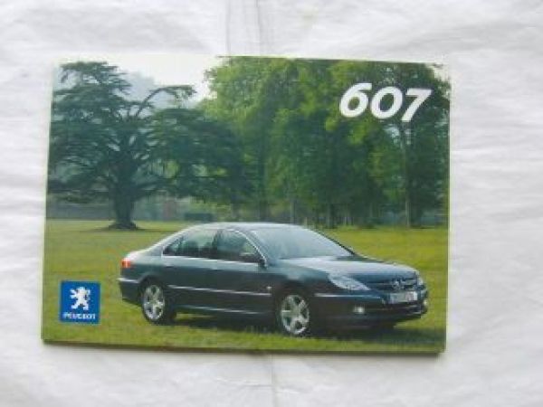 Peugeot 607 Pressemappe September 2006