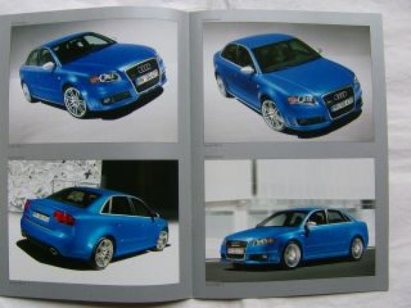 Audi RS 4 Limousine März 2005 +CD Rarität