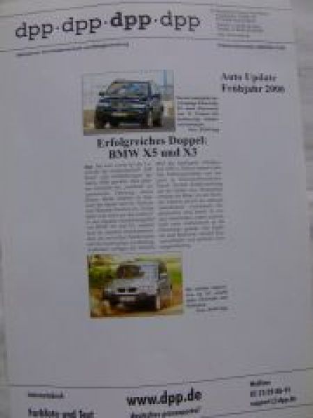 BMW X5 E53 X3 E83 Update Presse Frühjahr 2006