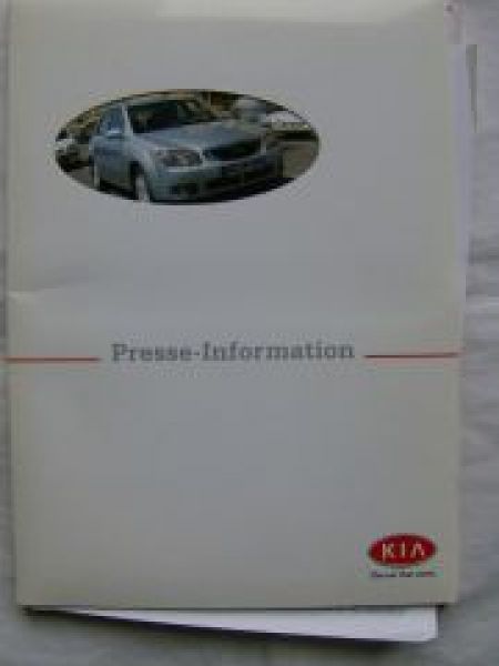 Kia Cerato Pressemappe September 2004
