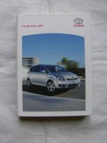 Toyota Corolla Verso 2007 Heft +2 CD"s