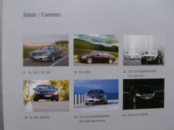 Mercedes Benz Genf 2008 SL500 SL350 BR231,CLS280 BR219