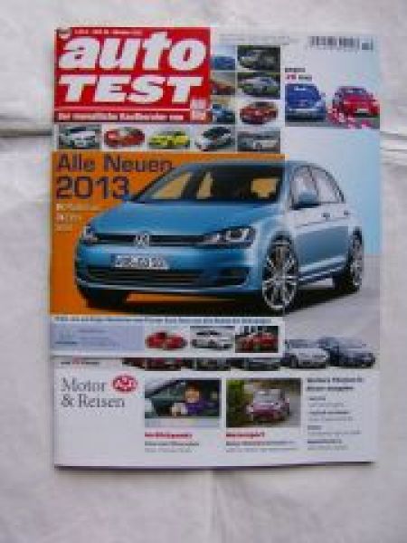 auto test 10/2012 A180 vs. 116i vs. V40,VW Golf VII,