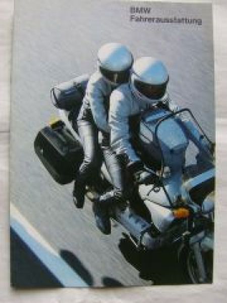BMW Fahrerausstattung Januar 1985 Rarität