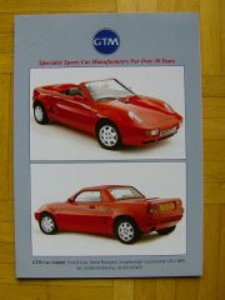 GTM Rossa K3 Prospekt Englisch NEU