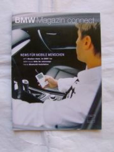 BMW Magazin Connect 2/2004 1er,MP3, Bluetooth-Installation