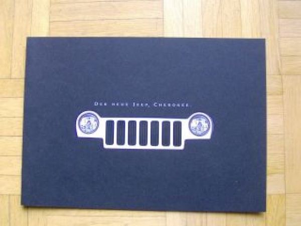 Jeep Cherokee 4/2001 Prospekt Vorstellung